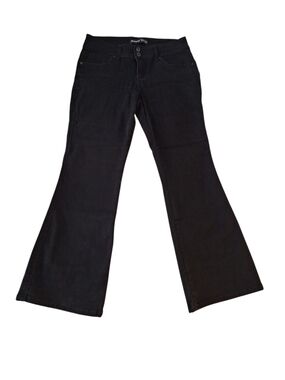 Black Bootcut Flare Pants - Stretch High-Rise
